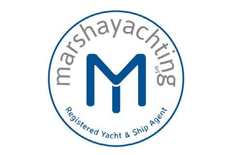 MarshaYachting logo on a white background.