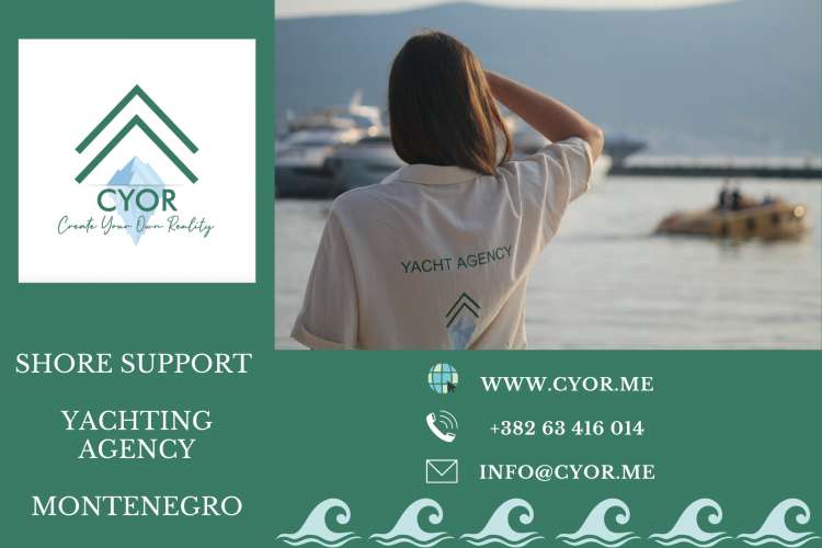 CYOR Shore Support Yachting Agency Montenegro