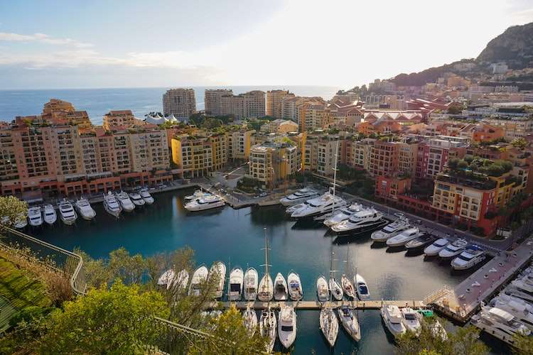 Image of Monaco port during the day